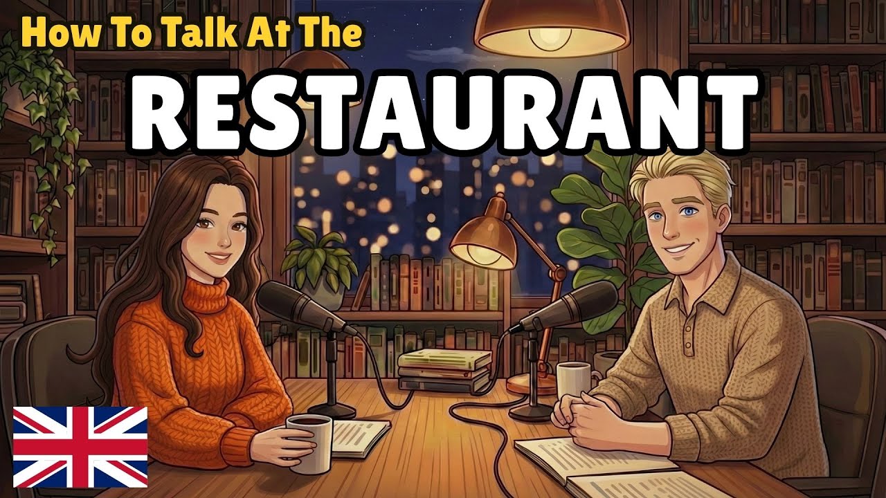 How to Talk at the Restaurant in English | English Conversation Practice
