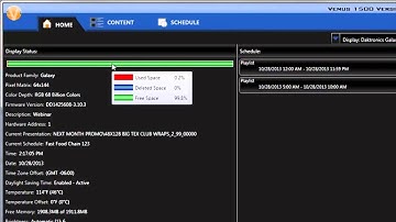 Venus 1500 Version 4: Home Tab