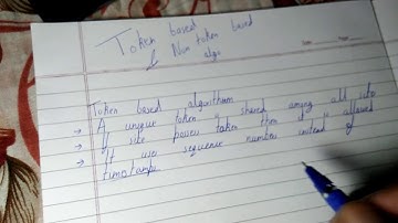 Token based and Non Token based algorithm in distributed system|Token based algorithm|Non Token base