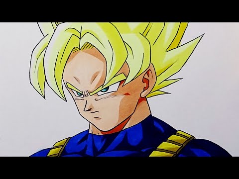 How To Draw Super Saiyan Goku - Drawing Tutorial