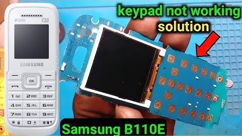 Samsung B110e All Key Problem Solution 101%🔥 Samsung B110E 1-2-3-4-5-6-7-8-9-*-0-# Solution