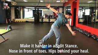 Half Kneeling to Split Stance Torso Rotation