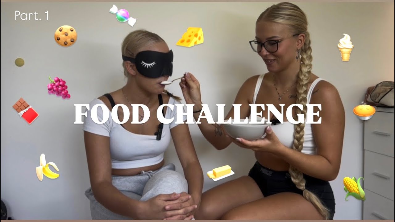 Z sestro narediva FOOD CHALLENGE🤮🧀 Part. 1