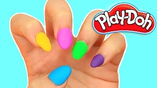 DIY Play Doh Nails! IT REALLY WORKS!
