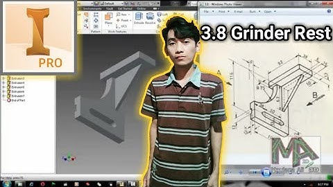 Tutorial Inventor 2013 - 3.8 Grinder Rest