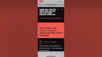 Bài 1: Khoá học Solidity miễn phí online. Contracts & Pragma. Hợp Đồng và phiên bản Pragma