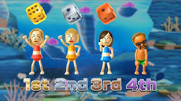 Wii Party - Board Game Island Player Vs Rachel Vs Jake Vs Silke(Master Difficulty)