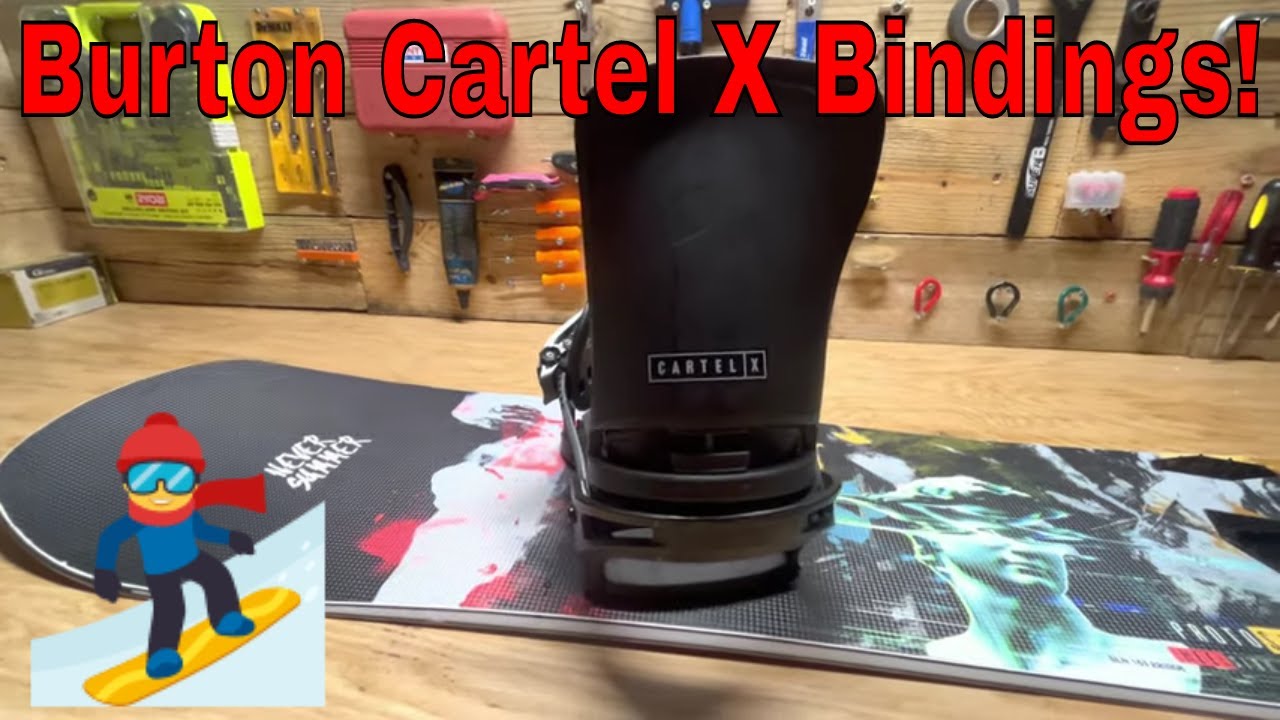 Burton Cartel X Snowboard Bindings Review! Burton Snow Board