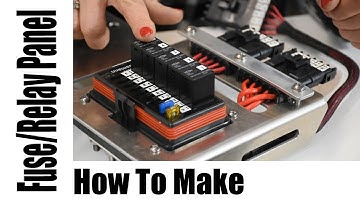 The Best Way To Make A Relay/ Fuse Panel, Automotive Wiring