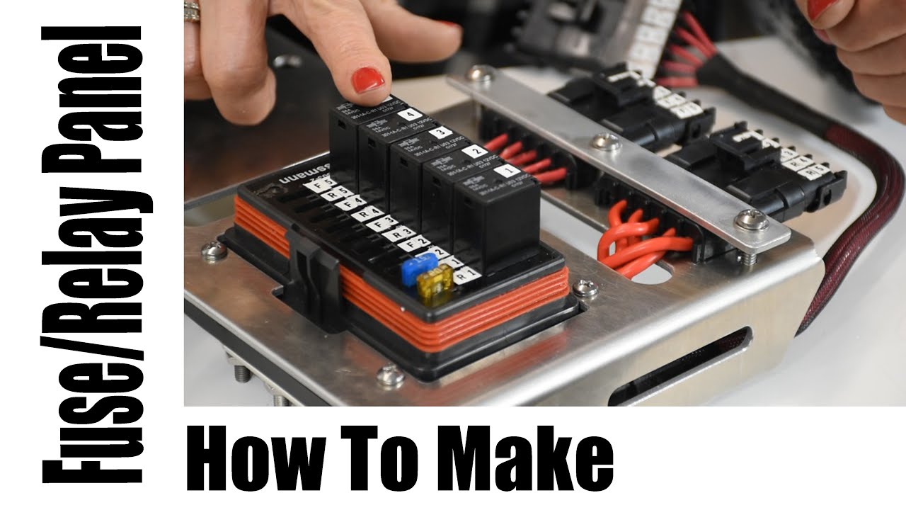 The Best Way To Make A Relay/ Fuse Panel, Automotive Wiring - YouTube
