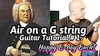 Air on a G string | J. S. Bach | Classical Guitar Lesson#1 (of 3) | NBN Guitar Air on a G string | J. S. Bach | Classical Guitar Lesson#1 (of 3) | NBN Guitar