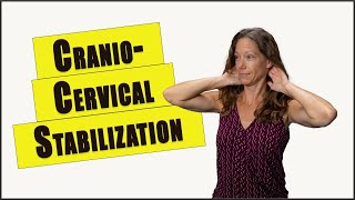 Upper CERVICAL SPINE STABILIZATION: Best Exercises for CRANIOCERVICAL Instability | C0-C1 and C1-C2