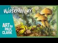 How to paint an autumn woodland scene in watercolour