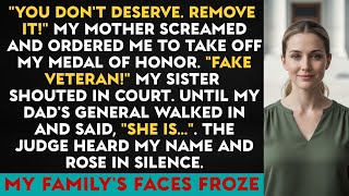 Full Family Mocked Me In Court, Took Off My Honor Medal - Until My Dad's General Walked In... Update