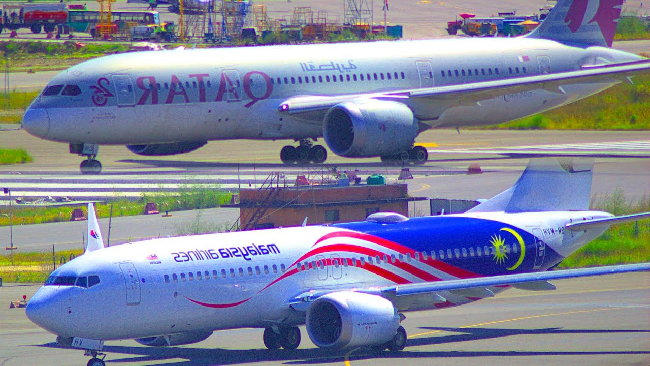 ✈️🇳🇵 Nepal Plane Spotting | 10 Minutes Takeoffs & Landings at Kathmandu Airport!