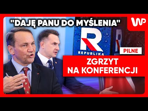 Sikorski kontra Republika: Dziwi mnie pytanie pana redaktora