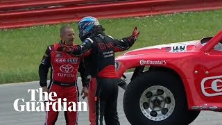 Wwe On Wheels Sparks Fly As Truck Racers Row After Ohio Crash
