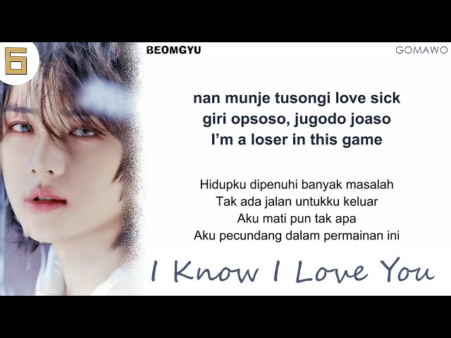 TXT - 0X1=LOVESONG (I Know I Love You) feat. Seori EASY LYRICS/INDO SUB by GOMAWO class=
