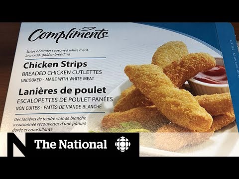 Salmonella outbreak leads to a recall of breaded chicken strips
