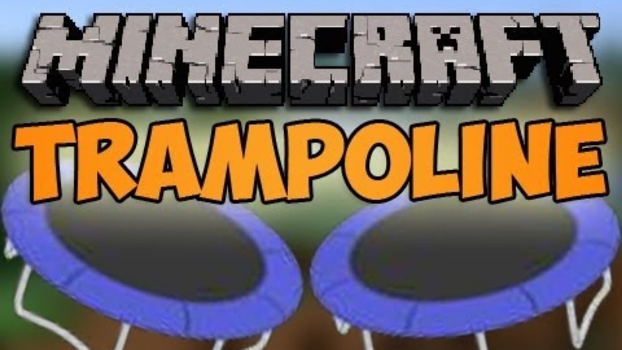 How To Make A Trampoline In Minecraft Pocket Edition - YouTube
