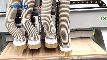 Reaying RY-C1325B 4 spindles auto change CNC Router machine PDF working video