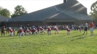 58  Defense  Burke with a one armed monster tackle  that is impressive!