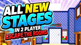 All NEW STAGES in 2 PLAYER ESCAPE THE ROOMS *Roblox* Walkthrough [Full Guide] [Update] screenshot 3