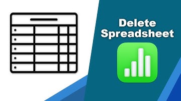 How to delete a spreadsheet in Apple Numbers (Spreadsheet) on Mac