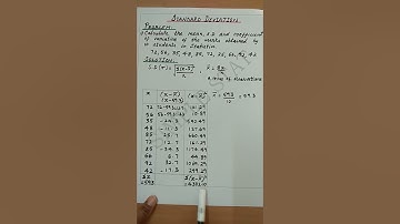 Standard Deviation - Measures of dispersion - Statistics for Data Analytics - Simple Stat