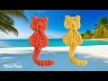 Crochet cat applique i crochet animal applique i crochet halloween decorations