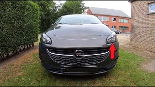 Automatic Possession share Replacing the front bulbs H7 (low/high beam) and the DRL W21/5W @ the right  side (driver) Corsa E - YouTube