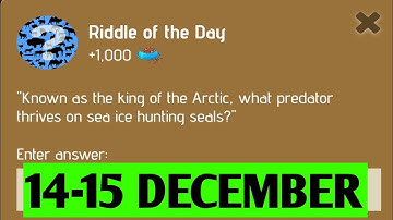 Riddle Of The Day Zoo 14 December | Zoo Riddle Of The Day | Riddle Of The Day X Empire