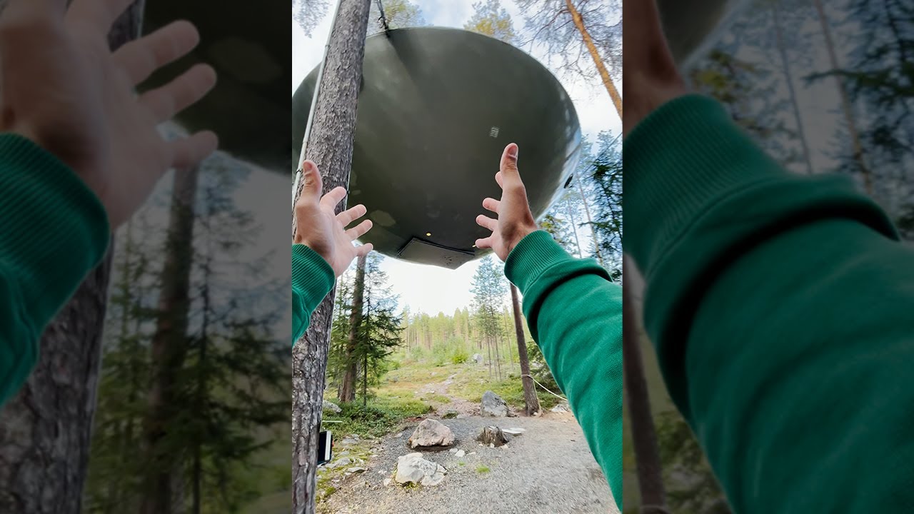 I SURVIVED 24 HOURS INSIDE A CRAZY UFO HOTEL