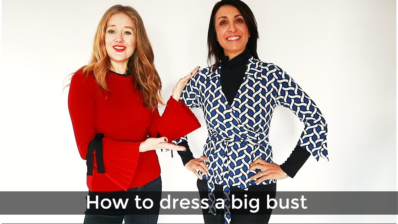 How to dress a big bust for women over 40 - fashion over 40 