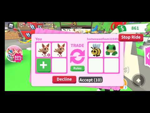 New update! In adopt me! And sale! - YouTube