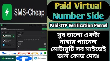 sms-cheap Paid Virtual Number Panel | Paid Number Panel for Virtual Number OTP Verification
