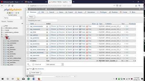 How to delete database from PHPmyAdmin in Bangla