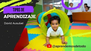 CARACTERÍSTICAS DEL APRENDIZAJE según David Ausubel - YouTube