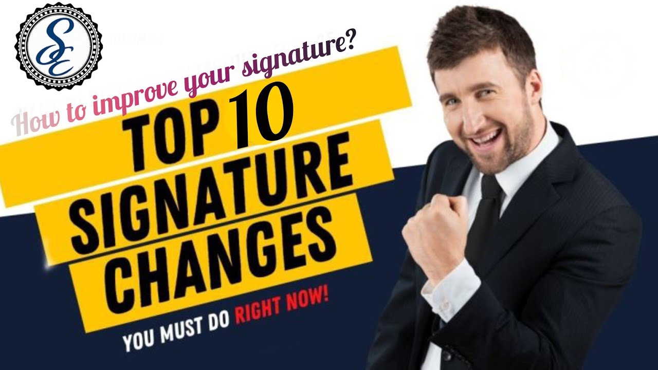 ✅ Top 10  Signature Tips | Improve Your Signature Style ✍️ | Signature Expert Secrets🧐 