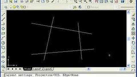 auto cad tutorial-no.13(trim and extend command)