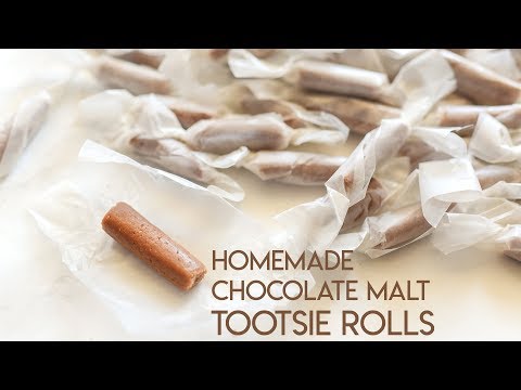 Homemade Malted Chocolate Tootsie Rolls Recipe