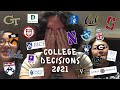 DROPPED MY PHONE OFF A ROLLER COASTER ON IVY DAY || COLLEGE DECISION REACTIONS 2021