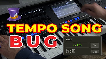 Problem with SONG (midi) Tempo and Registrations, solution description - Genos V2.0 and PSR-SX