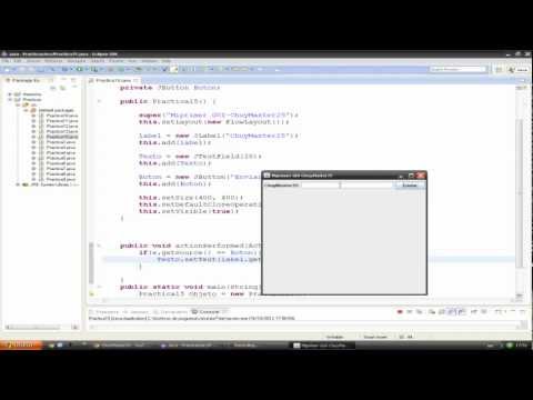 Tutorial 17 Evento a un JButton en JAVA