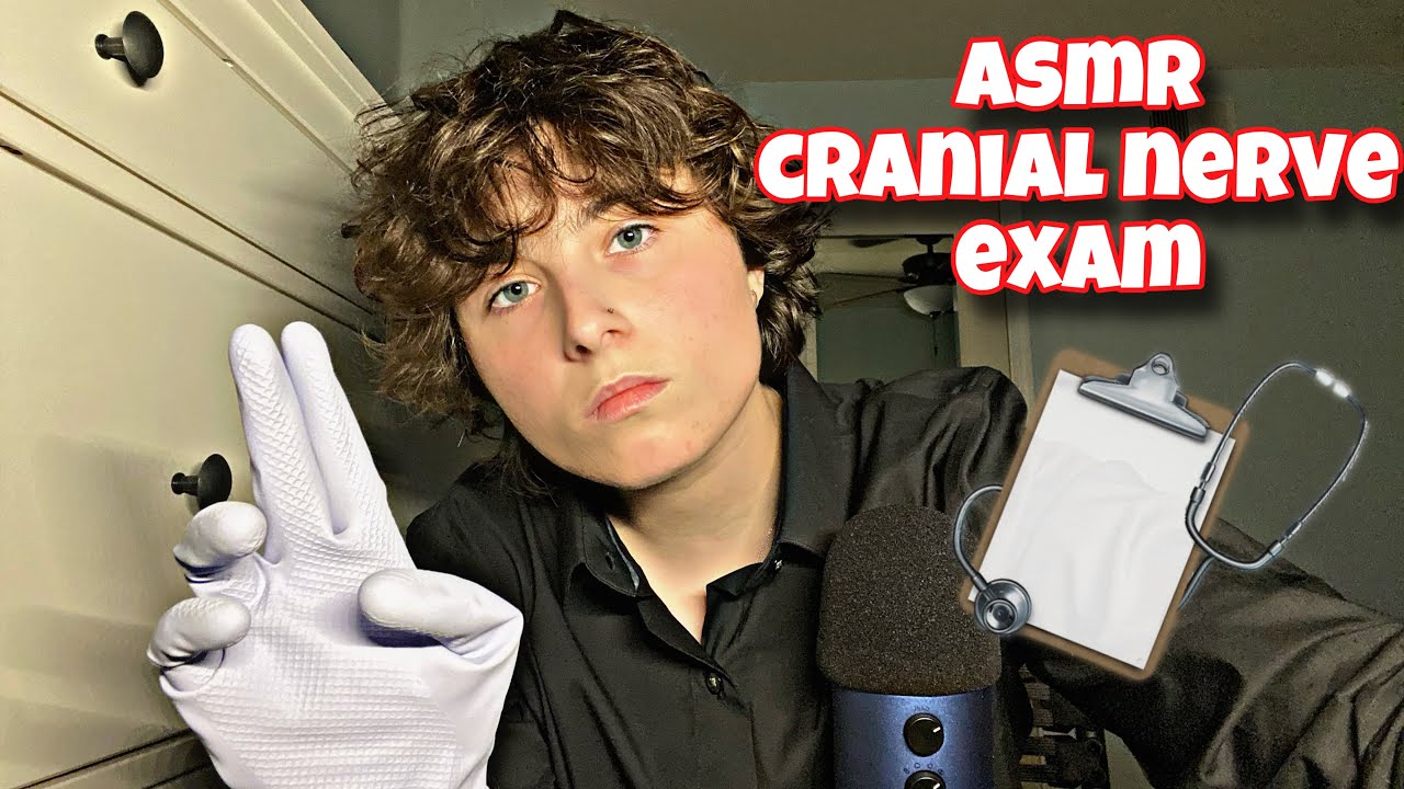 ASMR | Cranial Nerve Exam | (very relaxing) 🩺 🎧