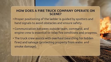 How Does A Fire Truck Company Operate On Scene? - Inside the Firehouse