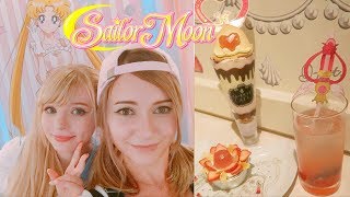 We Went to the Cutest SAILOR MOON CAFE in Tokyo