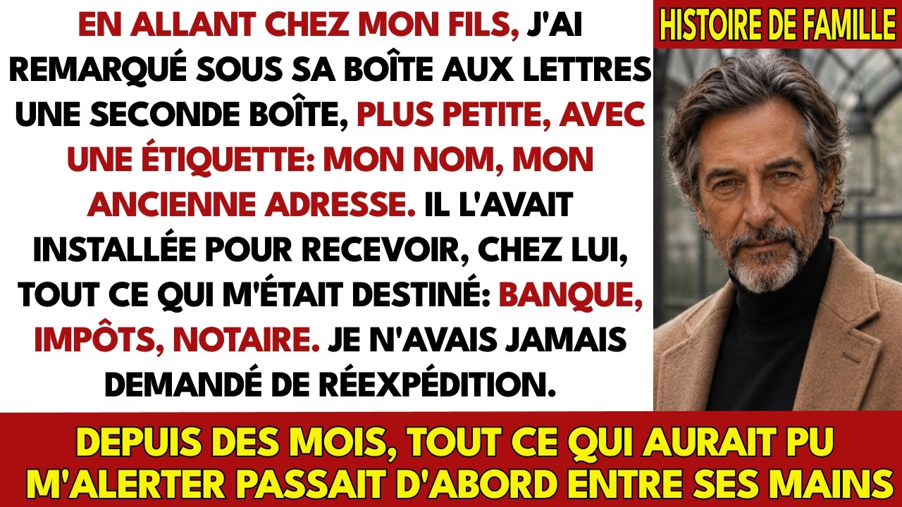 Ce jeudi-là, en arrivant chez mon fils pour le café comme chaque semaine, je suis resté figé devant sa porte. Sous sa boîte aux lettres, il y en avait une seconde, plus petite, plus neuve, avec...