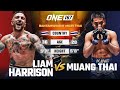 The WILDEST Round In Muay Thai 🤯 Liam Harrison vs. Muangthai