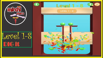 Dig IT ||  Level 1 -8 (Sand Box) ||